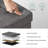 Cube Storage Ottoman(Dark Grey)