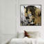 Equine Noir Gold Framed Giclée Canvas by Oliver Gal
