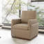 Fauteuil d'appoint rembourré à dossier plein avec base en bois massif Boucle-922997334