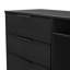 Fluted 3 Drawer TV Unit-1593494493
