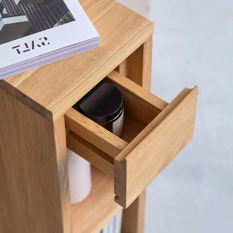 Yakima 20cm W Solid Wood Bedside Table