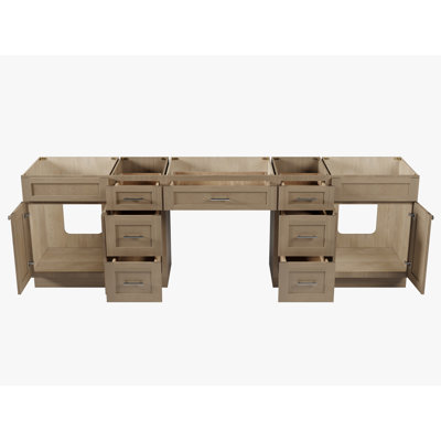 108 Double Bathroom Vanity Base Only