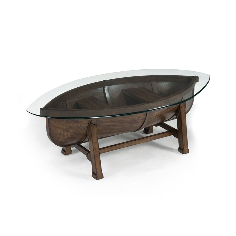 Bartulio Glass Top Coffee Table