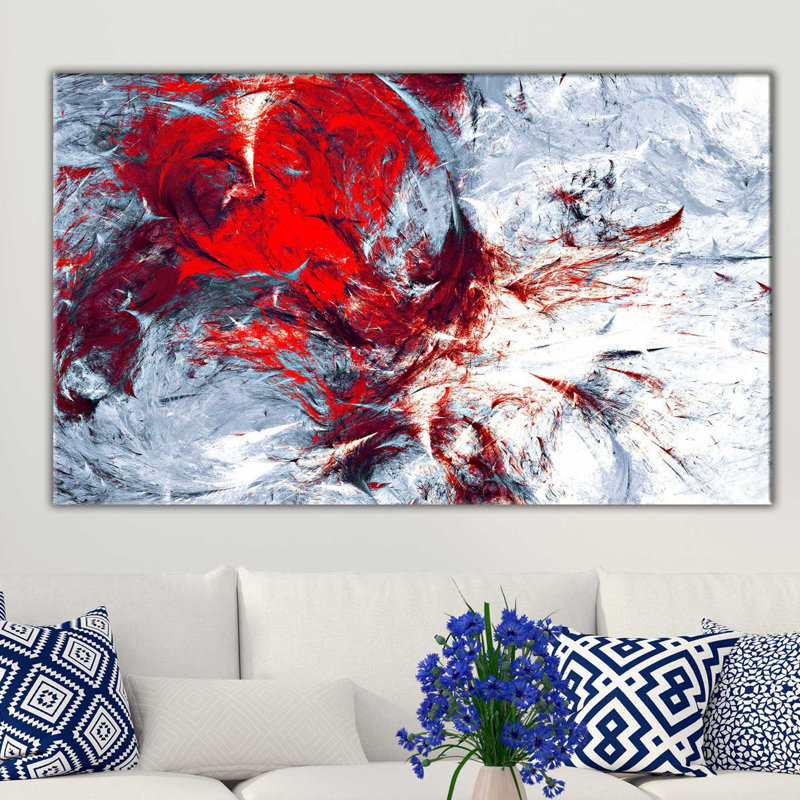 « burst of light », reproduction d’impression sur toile tendue, H 36 po x l 60 po x P 1,5 po