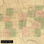 «Tennessee Map 1832», art mural sur papier-306904236