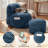 Oversized Adult Bean Bag Chair With Ottoman, Corduroy Fabric Lazy Sofa, Plump Shredded Foam Filled, Soft Fluffy & Portable, Back Support For Napping & Gaming-161322690
