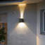 Lanterne murale d'extérieur à DEL intégrée 5 lumières H 5 po Agetina