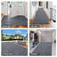 Runner Rug Hallway Non Slip Rubber Back Custom Size As Carpet Doormat Throw Rug Grey Striped_1-208158657