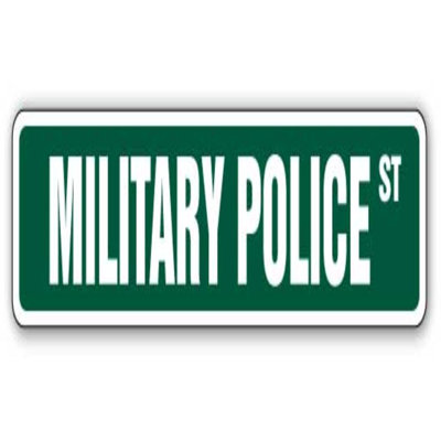 Panneau de police militaire