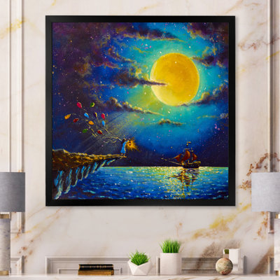 Fantaisie qui illumine la nuit - Peinture