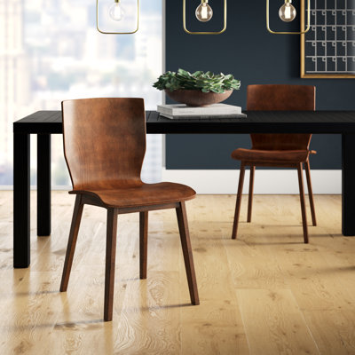 Kimber Mid-century Modern Scandinavian Style Bent Wood Dining Chair by Corrigan Studio