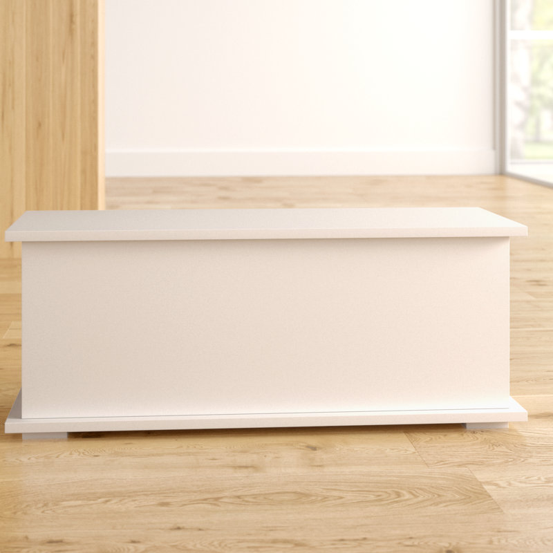 India Blanket Chest, White