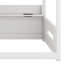 Cadre de lit superposé contemporain avec tablettes de rangement et ports USB-128979128