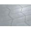 Cement Series 4" x 10" Porcelain Field Tile in Matte Grey Chevron