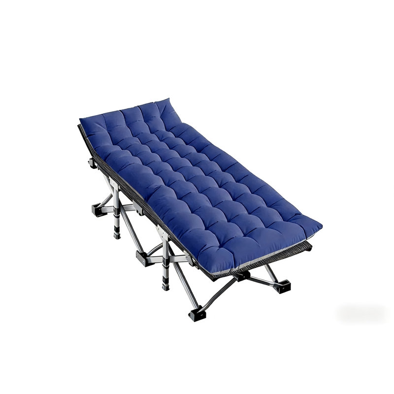 Folding Guest Bed with Mattress, Space-Saving Spare Bed for Small Rooms & Overnight Guests, Portable Foldable Bed, Standard & XL Sizes, Grey, Blue & Black