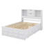 Grand lit plateforme avec tête de lit avec rangement et 8 tiroirs-874698045-874698046