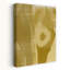 Golden Fluid Shapes Abstract Contemporary Minimalist Wall Art Print-499335971