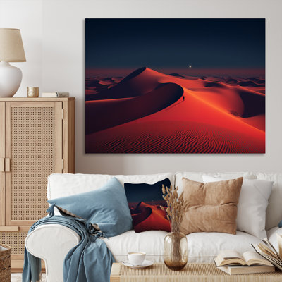 Red Desert Twilight Photo II - Desert Wall Art