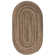 Tapis brun en laine tressé Nuriye