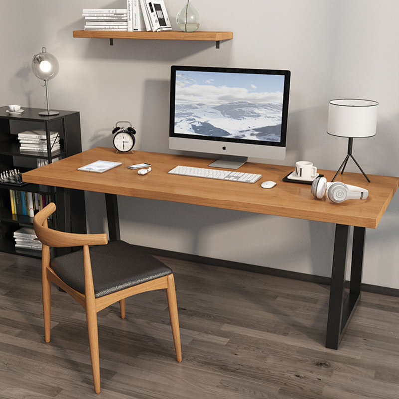 Bureau rectangulaire en pin 78,74 po, H 29,53 po x l 78,74 po x P 23,62 po