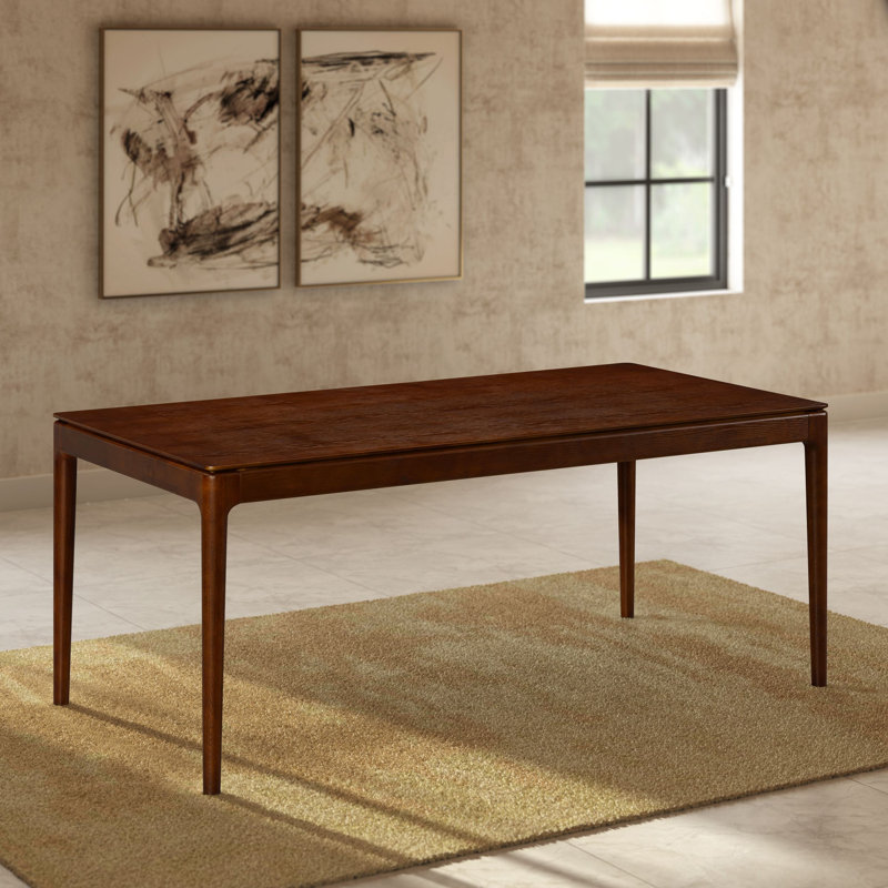  Table de salle à manger rectangulaire de 55 po de conception moderne Mingle Mingle, H 29,92 po x L 55,12 po x l 35,43 po