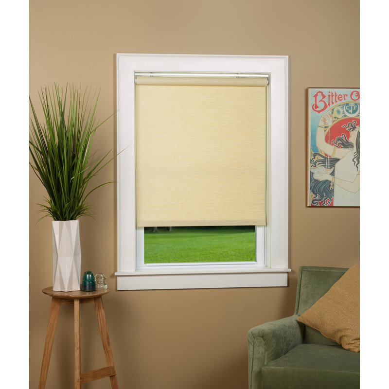 Rideau semi-transparent Almanzar, Naturel, l 32 po x L 72 po