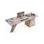 Bureau rectangulaire en pierre-316478483