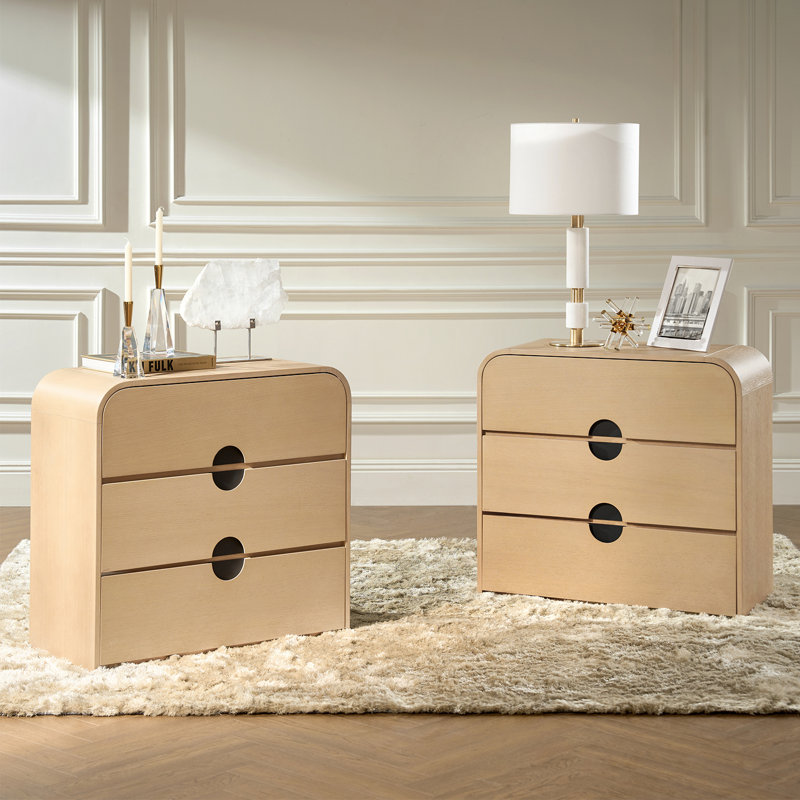 Waterfall 3-Drawer Dresser