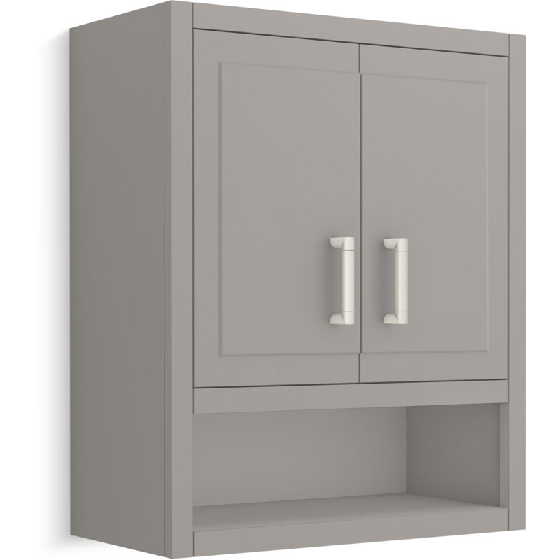 Armoire murale Seer 28 po X 24 po, Mohair gris