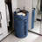 Two-Piece Set, Foldable Laundry Hamper With Handles, Large Capacity Fabric Clothes Basket For Bathroom, Washable Storage Bin For Dirty Laundry-1458320946