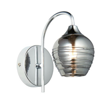 Chrome Armed Sconce