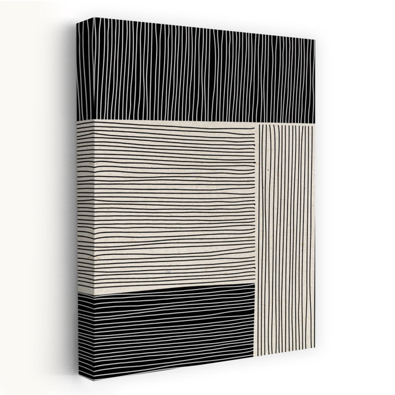 Ribbing 1, art contemporain abstrait, H 36 po x l 24 po