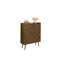 Armoire d'appoint Mid-Century 35 po avec 4 tablettes brun rustique Bogart-82391207