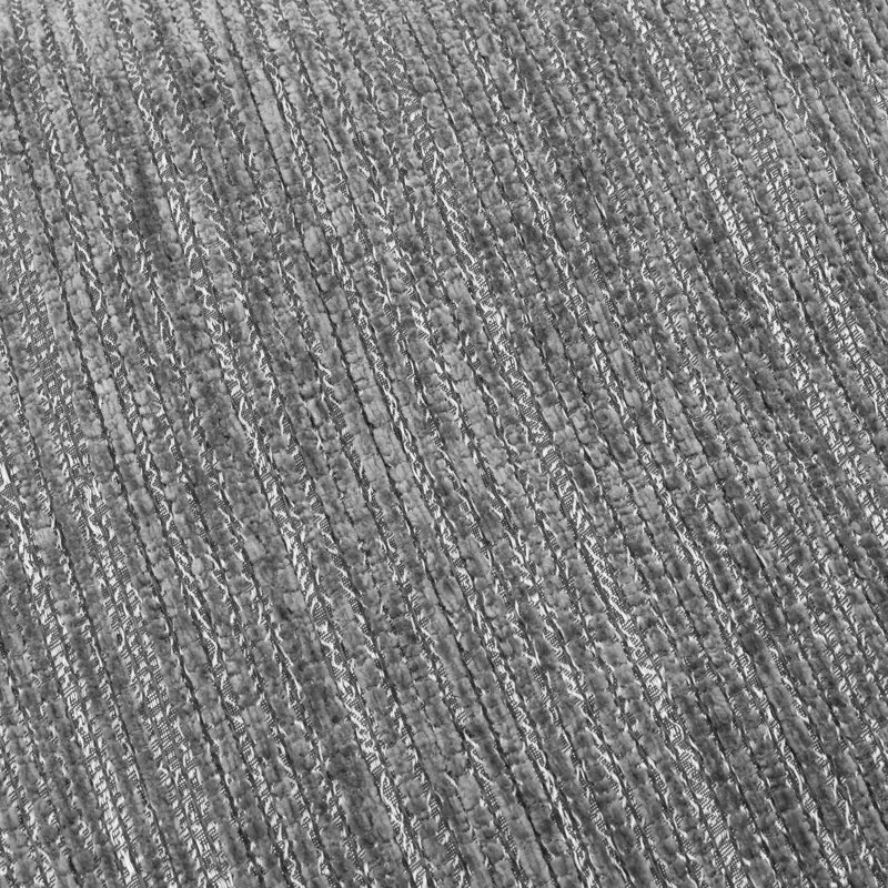 Jupiter Striped Square Cushion, Feather, Grey
