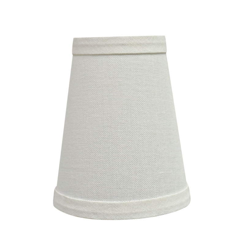 5'' H Linen Empire Lamp Shade, White