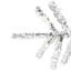Pre-Lit Medium Flocked IPT Artificial Garden Christmas Tree - Warm White LED Lights-96951351