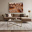 Southwestern Patterns Coyote Tracks 205 Brown Canvas Wall Art-771688697