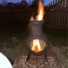 Millwood Pines Houk Cast Iron Wood Burning Chiminea & Reviews | Wayfair