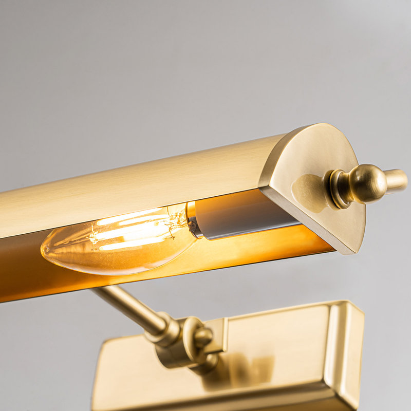 Winchfield Wall Mount Picture Light, Aged Brass
