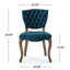 Chaise capitonnée KD (ensemble de 2)
