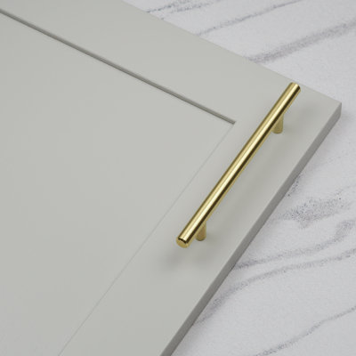 Brushed Brass T-Bar Handles