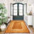 Orange Multi Border carpet-easy to clean, machine-washable, soft and comfortable; suitable for door mats, kitchens, living rooms, bedrooms, corridors, and laundry areas. Easy to clean, durable carpet for home decoration.-438207117