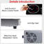 Black 3500W Electric Single Burner Ceramic Cooktop with 12 Power Levels, 4 Preset Modes & 0–3H Timer-119782091