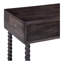 Table de chevet Bauder brun foncé