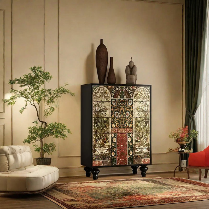Armoire de rangement à cinq tiroirs