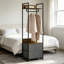 46" Powder Coated Steel Clothes Rack