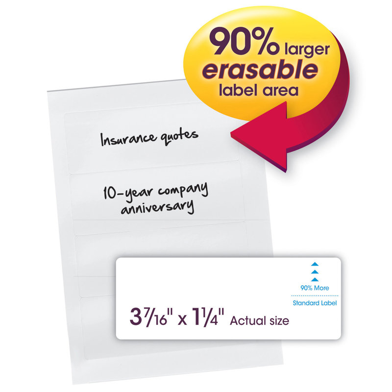 Paper File Tab Labels