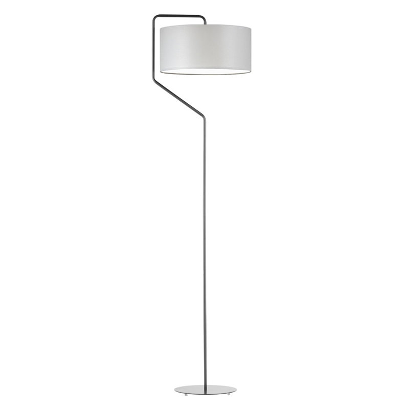 Eleanore 156cm Traditional Floor Lamp, Light Grey