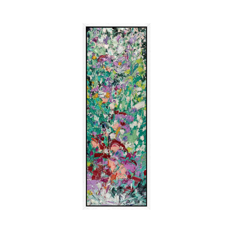 A Walk Into A Fairy Tale by Shalimar Legaspi - Panoramic Print on Canvas, White Framed, 30.48 cm H x 91.44 cm W