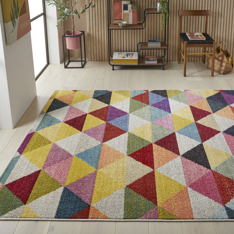 Geometric Area Rug, Rectangle 120 x 170cm